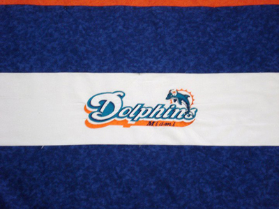 miami dolphins embroidery logo